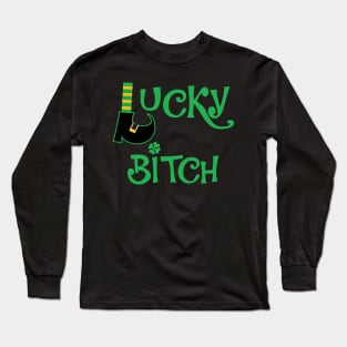 Lucky Bitch Long Sleeve T-Shirt